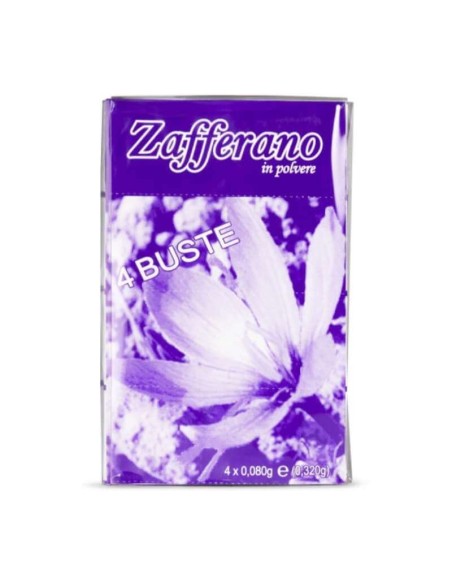 Zafferano 4 bustine quadruple da 0,80g