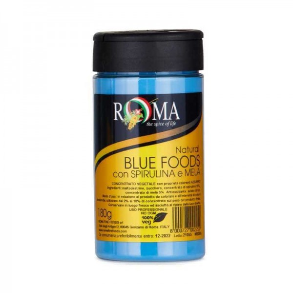Colorante Alimentare Blu Naturale Azzurro vaso 180g