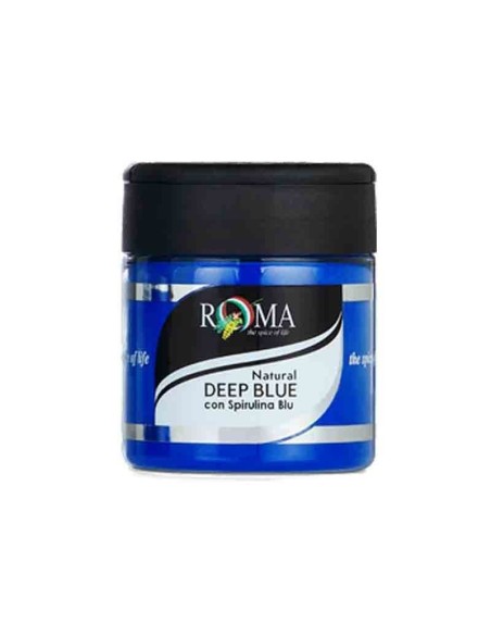 Colorante alimentare blu intenso 100% naturale vaso da 65g ROMA