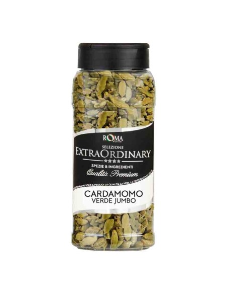 CARDAMOMO VERDE QUALITA' PREMIUM JUMBO vaso 260g Extraordinary