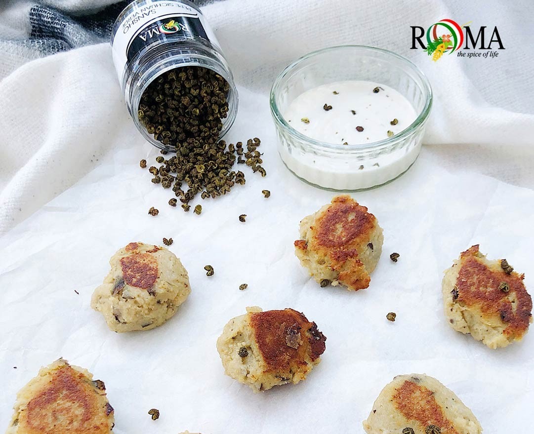 Polpette di Melanzane al Pepe Sansho