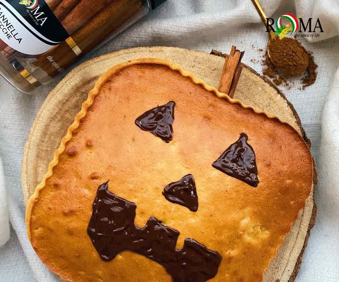 Profumata Torta Zucca di Halloween 