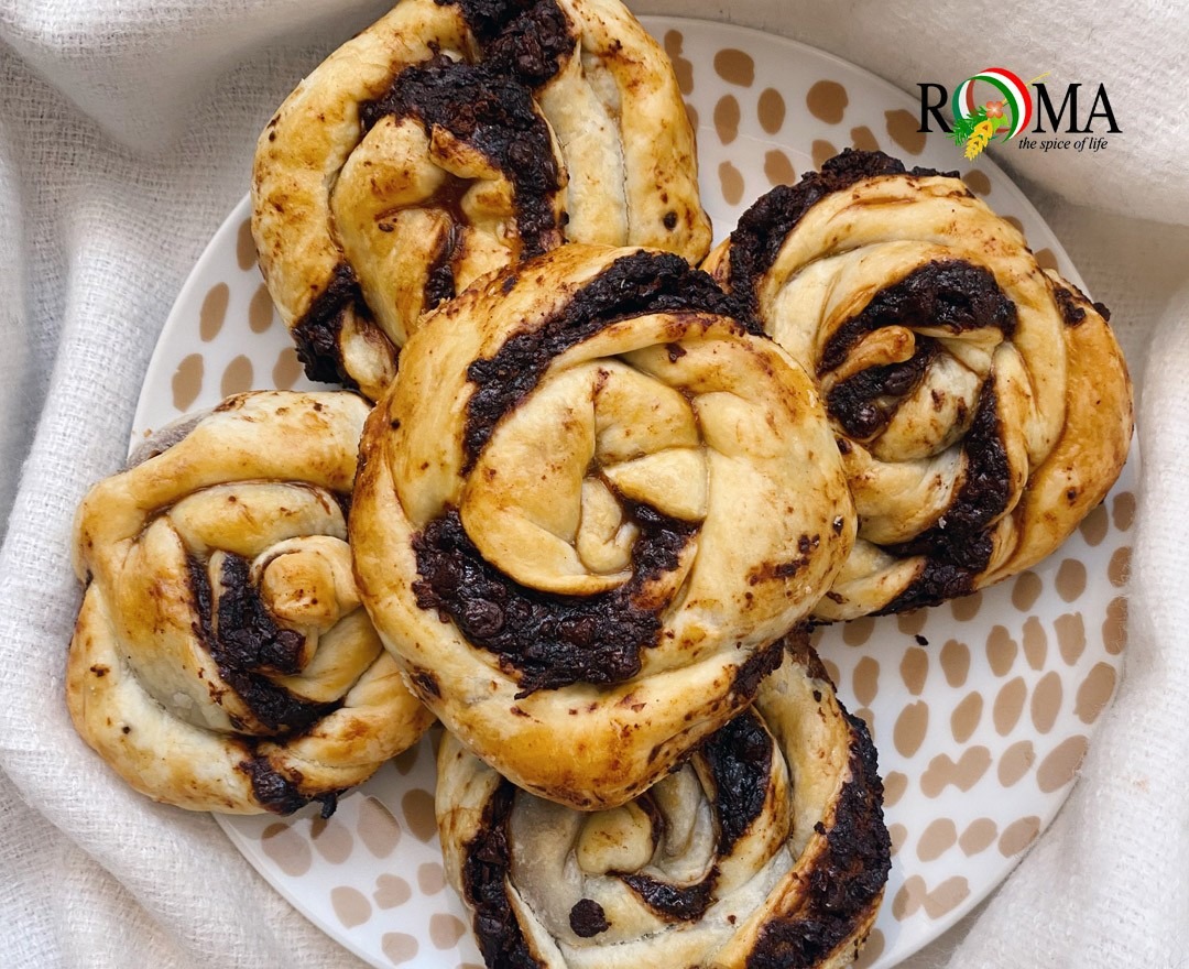 Rosette di Sfoglia con Crema Speziata