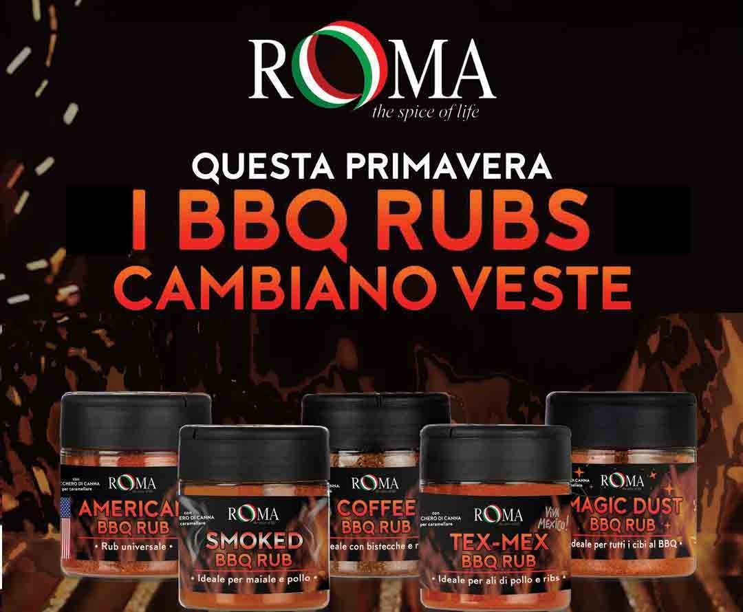 I BBQ RUBs ROMA cambiano pack - Provali tutti!