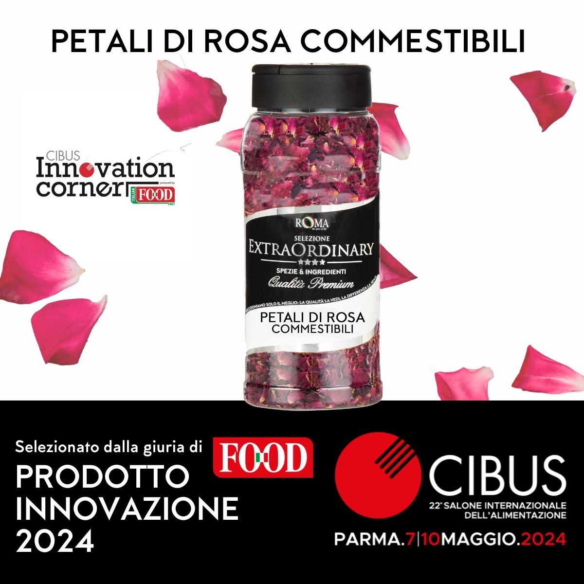 Petali di Rosa eletti Prodotto Innovazione 2024